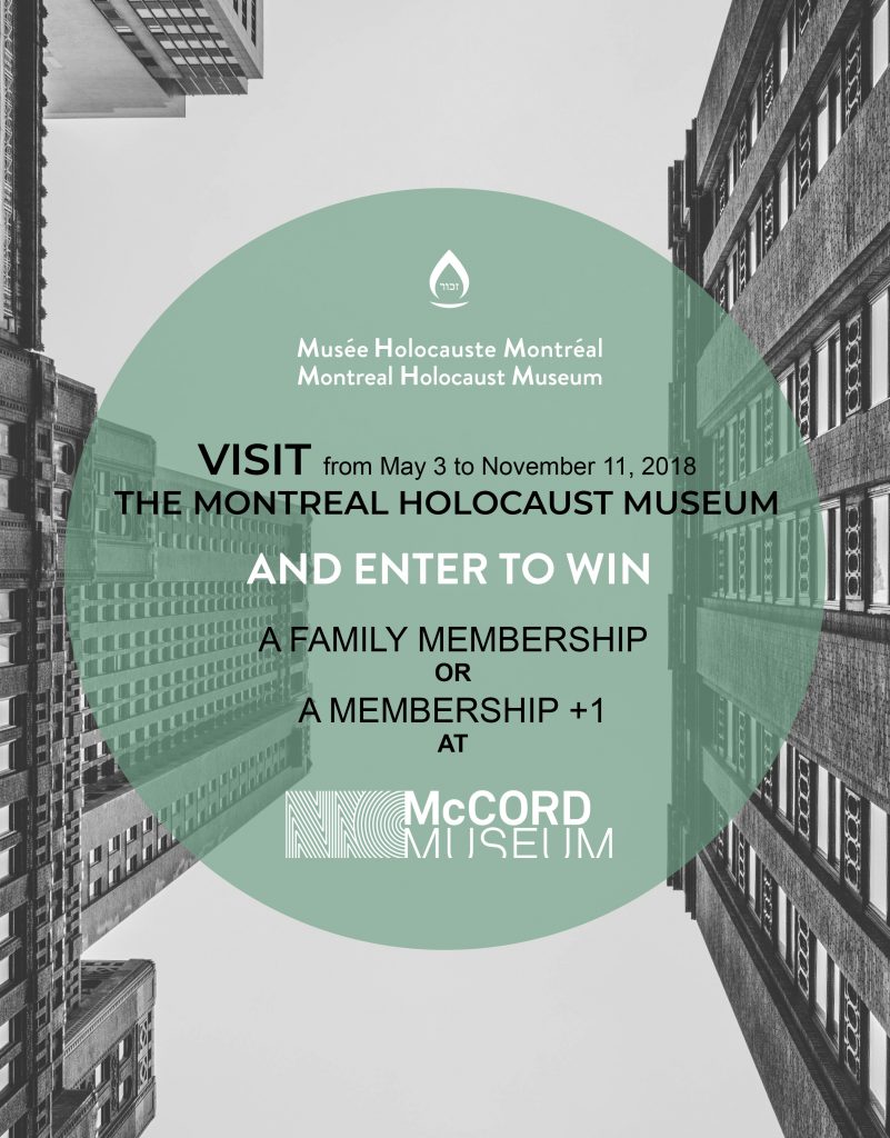 Contest in partnership with the McCord Museum
