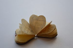 Heart-shaped booklet, Auschwitz, Poland, 1944