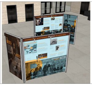 Aperçu de l'exposition itinérante Ensemble contre le génocide : comprendre, questionner, prévenir"