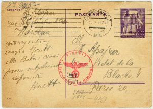 Letter from Rosette, Warsaw, May 18, 1942.