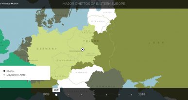 Interactive Map Ghetto Europe Holocaust Timeline
