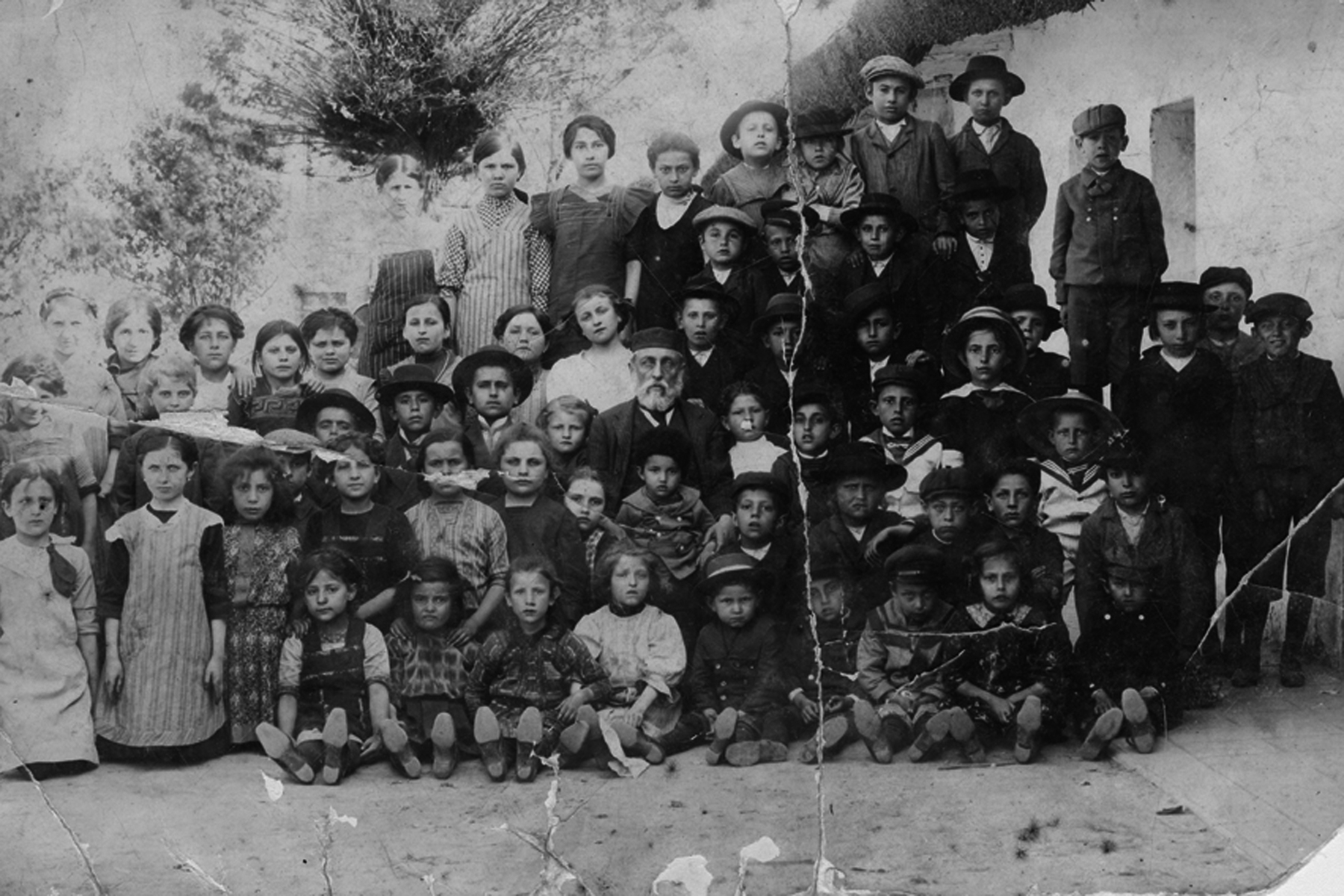 Écoliers juifs de Hongrie, 1939.