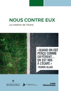 Couverture du guide pédagogique nous contre eux.