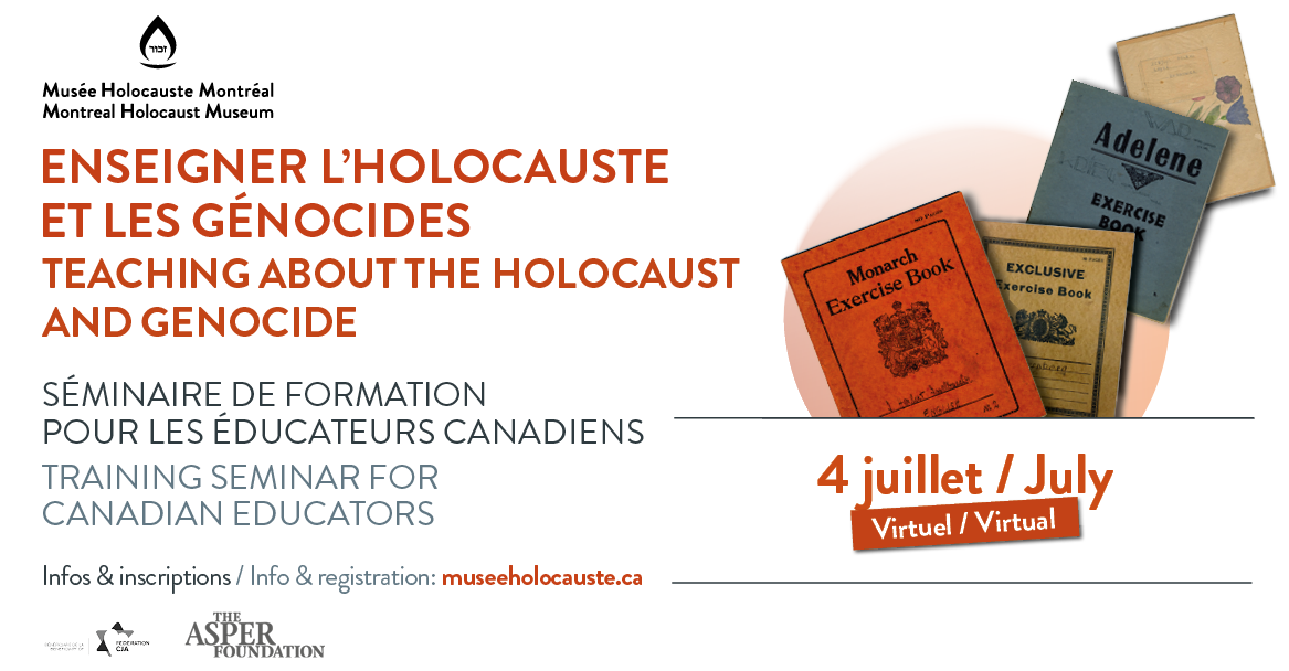 Séminaire virtuel : Enseigner l'Holocauste et les génocides